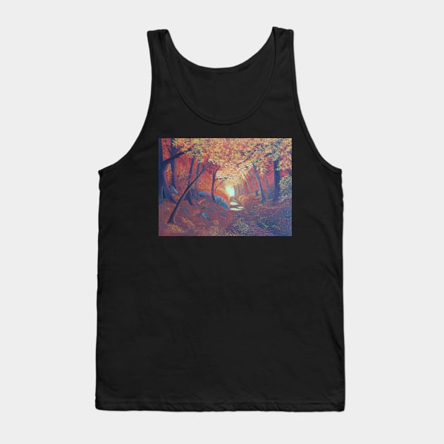 Autumn Trails Tank Top by Artbybradon